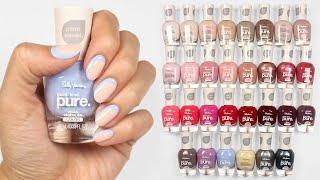 Sally Hansen Good. Kind. Pure. Full Collection Swatches & Nail Art