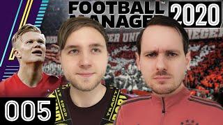 Top-Spiel FCB vs. BVB & Top-Talent Haaland im Visier | Football Manager 2020 mit Tobi & Sandro #05