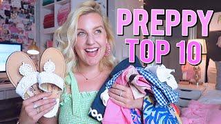 PREPPY GIRL TOP 10 SUMMER ESSENTIALS || Kellyprepster