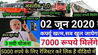 02 June 2020आज की खबरें|देश के मुख्य समाचार|2020|mausam vibhag aaj weather News