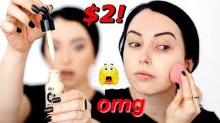 THE BEST $2 FOUNDATION YOU'LL EVER TRY | Foundation Friday First Impression Review & Demo
