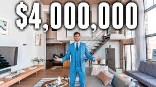 NYC Apartment Tour: $4 MILLION Custom Brooklyn LOFT