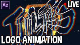 After Effects Logo Animation - Live Stream