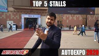 Top 5 Car Stalls at Auto Expo | Hindi | Motoroctane