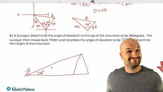 How to set up trig word problems | 26 Examples