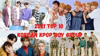 2021 Top 10 Korean Kpop boy group