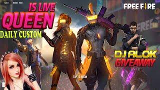 Girl Gaming Free Fire Live DJ Alok Giveaway @FREEFIRELIVE@FREEFIRE