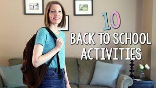 10 Back to School Activities for Elementary Classrooms // games, books, digital activities...