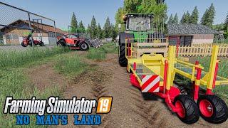 Building Basketball Court, Planting Forest | Day 38 No man's land | Farming Simulator 2019 Timelapse