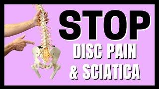 Disc Pain & Sciatica: Top 3 Exercises to STOP Pain Now!