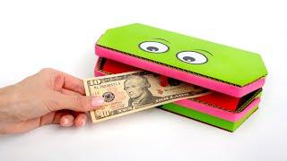 How To Make A Funny Frog Pencil Case With A Secret Money Compartment 