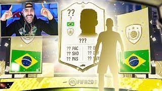 OMFG I PACKED AN INSANE BRAZIL ICON! 3 ICON PACKS! FIFA 20 Ultimate Team