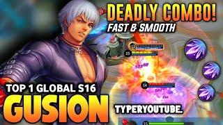 Top 1 Global Gusion S16, Insane Dagger Control, Fast Hand | Gusion Gameplay | MLBB✓