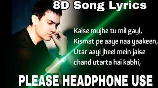 Kaise Mujhe Tu Mil Gayi( 8d Lyrics ) - Ghajini ! Aamir Khan  ! Please Headphone Use