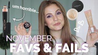 November FAVORITES & FAILS// Mostly Drugstore!