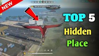 TOP 5 HIDDEN PLACES FREE FIRE 