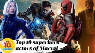 Top 10 Superhero Actor of Marvel