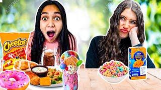 SWiTCHiNG DiETS with a 10 YEAR OLD for 24 HRS!