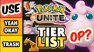 *NEW* The BEST POKEMON UNITE TIER LIST Updated (8/4 Patch) #PokemonUnite