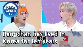 Bangchan has lived in Korea for ten years [IDOL on Quiz/ENG/2020.09.16]