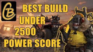 CROSSOUT BASICS - BEST BUILD UNDER 2500 PS