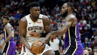 Zion Career High 35 Pts! LeBron From Half Court! 2019-20 NBA Season