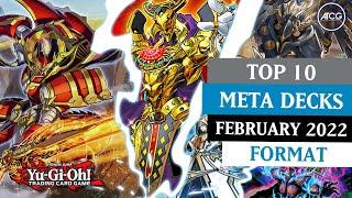 Yu-Gi-Oh! TOP 10 META Decks of FEBRUARY 2022 Format | Post February 2022 Banlist & Battle of Chaos