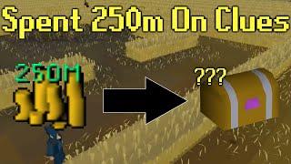 I Spent 250 MILLION GP On Hard Clues