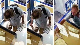 Tourist Arrested For Leaving Bank Note With His Saliva On ATM