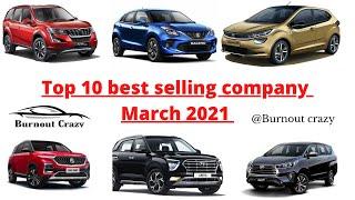 Top 10 Best selling company in march 2021 | Burnout crazy