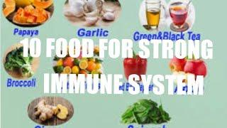 TOP 10 FOODS THAT WILL BOOST IMMUNE SYSTEM