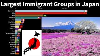 The Largest Immigrant Groups in Japan from 1960 to 2020 (By country of birth)