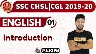 Class 01 || SSC CHSL/CGL 2019-20 || ENGLISH || Anuj Sir || Intro
