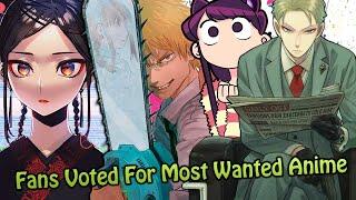 The Top 10 Most Wanted Anime in 2020 According To 180,000 People That Voted