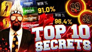 TOP 10 SECRETS 99% of NBA 2K PLAYERS DON'T KNOW • BEST TIPS & TRICKS • BECOME A PARK GOD TODAY! 2K20