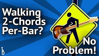 Master “2-Chords-Per-Bar” Walking Bass Lines With 4 Plug-And-Play Formulas