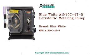 Blue White A1N10C-4T-5 Peristaltic Metering Pump