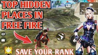 Top Hidden Places In Free Fire 