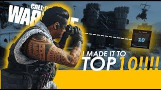 I DID IT! TOP 10 GUYS (IN A VERY NOOBY NOOB WAY) |Call of Duty Warzone