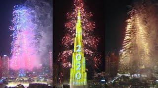 NEW YEAR'S 2020 | BURJ KHALIFA | AMAZING FIREWORKS 2020 | TALLEST BUILDING IN THE WORLD