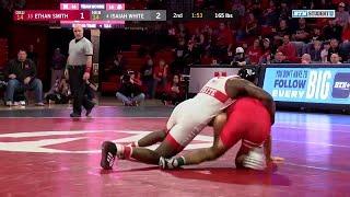 165 LBS: Ethan Smith (Ohio State) vs. #4 Isaiah White (Nebraska) | 2020 B1G Wrestling