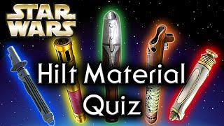 Find out YOUR lightsaber hilt MATERIAL! - Star Wars Quiz