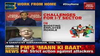 N Ganapathy Subramaniam, COO, TCS, Explains Company's Decision To Continue Work From Home