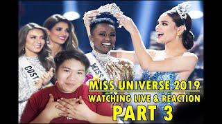 Miss Universe 2019 | LIVE Reaction : Part 3 (Top 10, Top 5, Top 3 and Crowning)