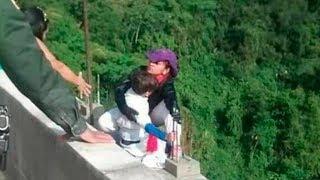 Bankrupt Mother Jumps Off Bridge Holding 10 Year Old Son In Her Arms