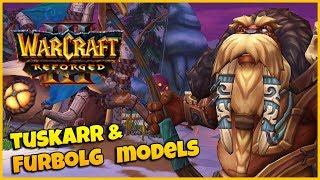 Tuskarr & Furbolg  - Side by Side Model Comparison | Warcraft 3 Reforged Beta