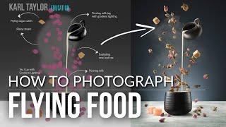 How to Photograph Flying Food Images