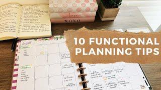 Top 10 Tips For Using Your Planner Effectively #functionalplanner
