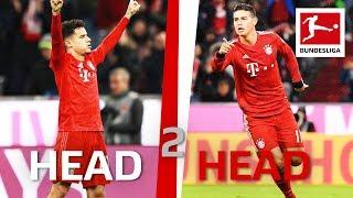 James Rodriguez vs. Philippe Coutinho | The Ball Magicians in Head-to-Head