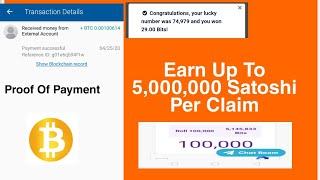 How To Get Free Unlimited Satoshi?  | Top Highest paying Bitcoin Faucet + 10$ Giveaway